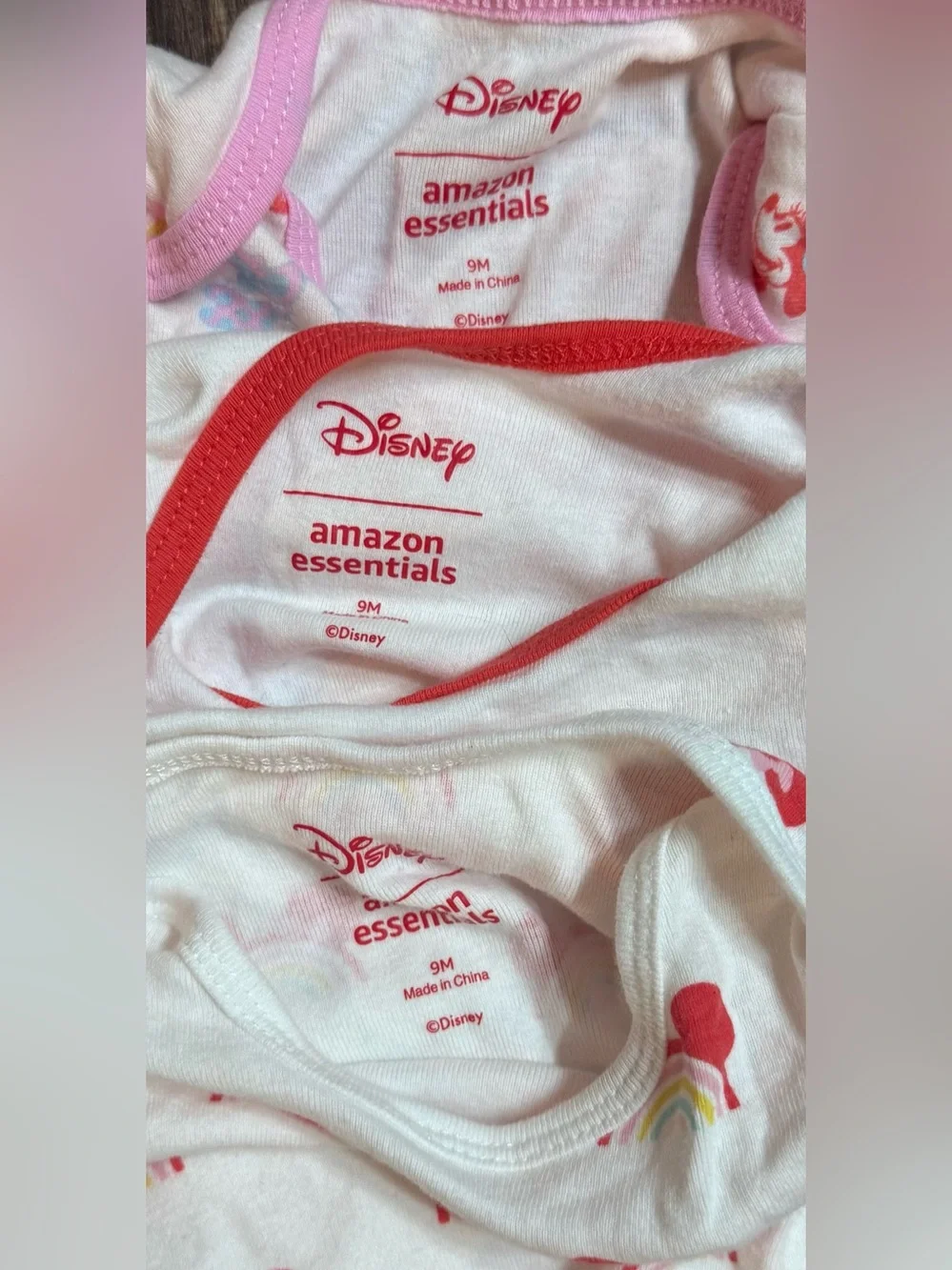 6-9 Months Baby Girls Bodysuits Short Sleeved  Carter’s Disney Minnie Mouse